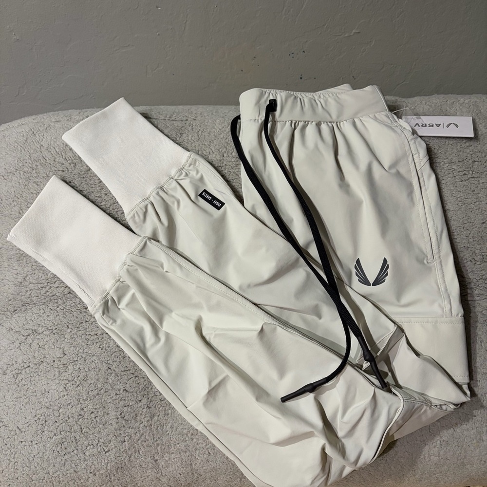 Size Small 0825 Tetra-Lite Cargo High Rib Jogger Stone Athletic Gym Fitness